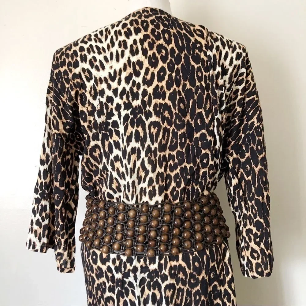 Michael Kors western beaded waist belt M/L